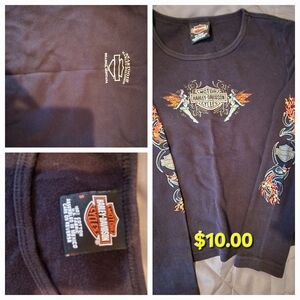 Harley-Davidson Kids Black Long Sleeve Shirt